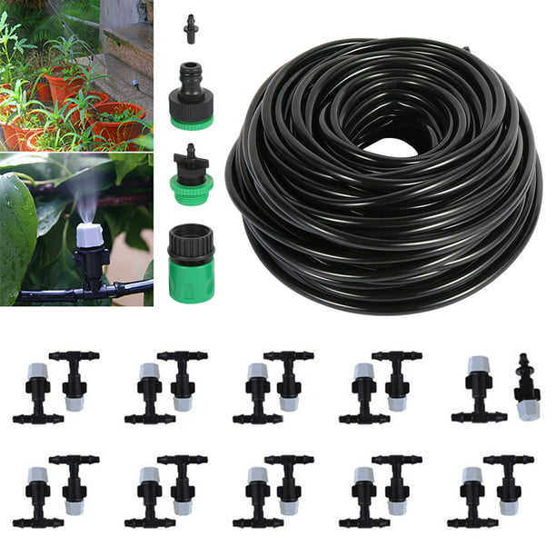 20M Misting Cooling System For Patio Greenhouse Irrigation 47 Nozzles Sprayer 